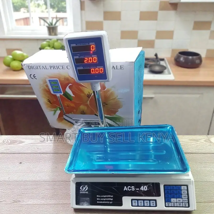 Acs 40 40kgs Electronic Price Scale Long Lasting Quality Battery