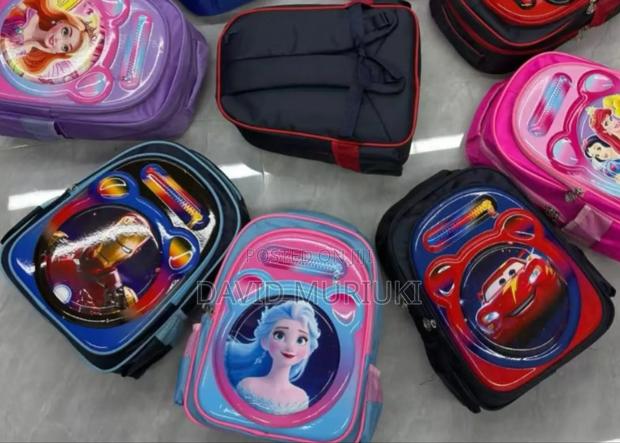 Kids Cartoon Bag Waterproof With Multiple Pockets - main view