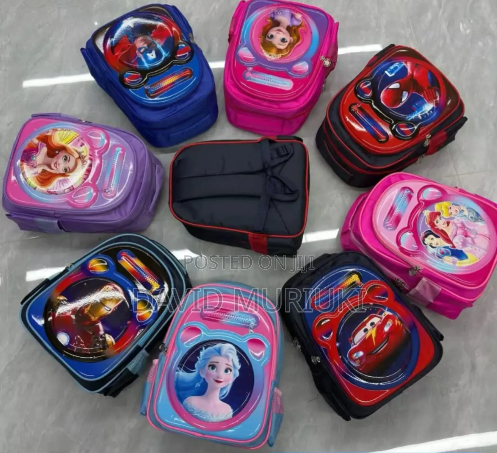 Kids Cartoon Bag 
Waterproof 
With Multiple Pockets