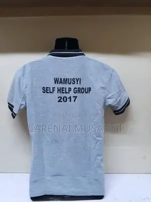 Classic Gray - Black Polo T-Shirts