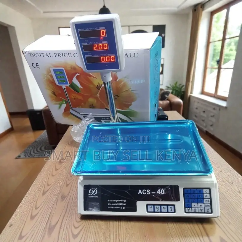Acs 40 40kgs Digital Weighing Scale Energy Saving Reliable Quality