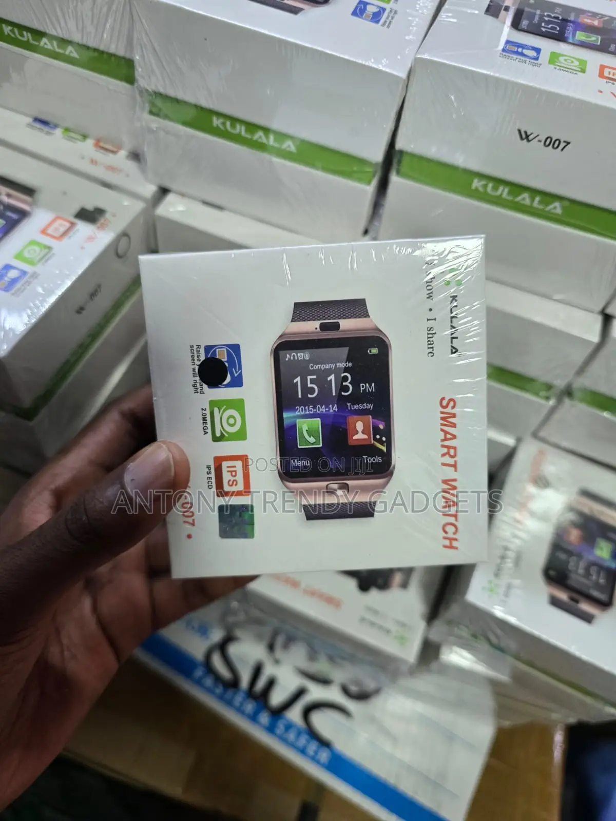 W007 Smartwatch Phone – Touchscreen, Sim Support & Fitness Tracker