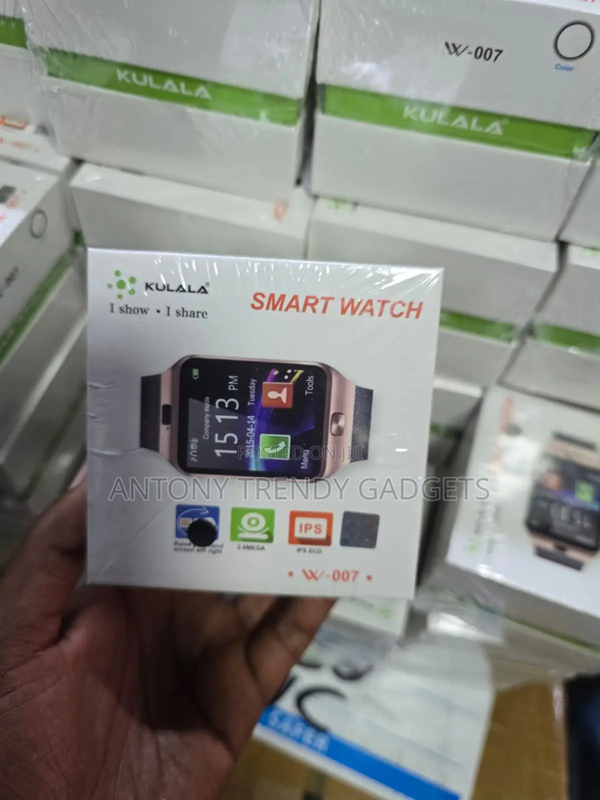 W007 Bluetooth Smartwatch With Pedometer, Sleep Monitor & Sim Slot