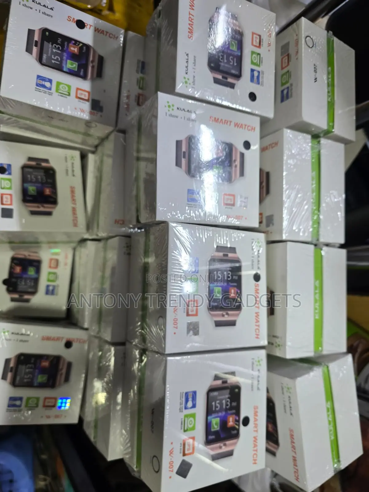 W007 Bluetooth Smartwatch With Pedometer, Sleep Monitor & Sim Slot