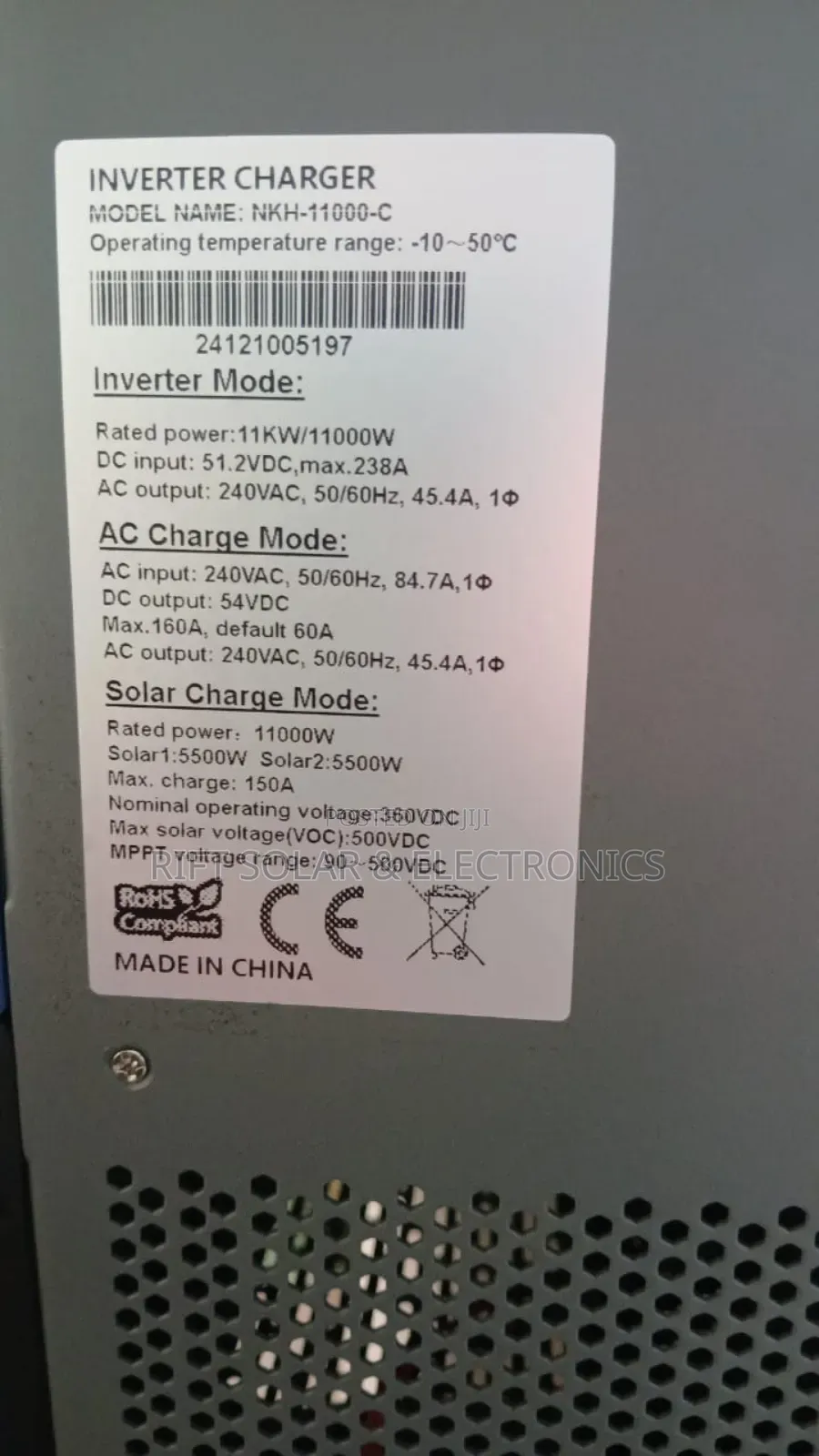 10kva Low Frequency -15kwh Lithium Total Off-Grid (16)590 Watts Solar