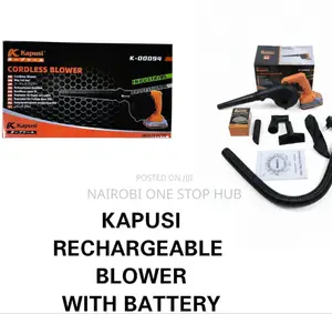 Kapusi Industrial Professional Cordless Blower Kit.