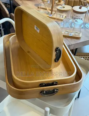 Available Multi-Functional Bamboo Food Serving Trays
