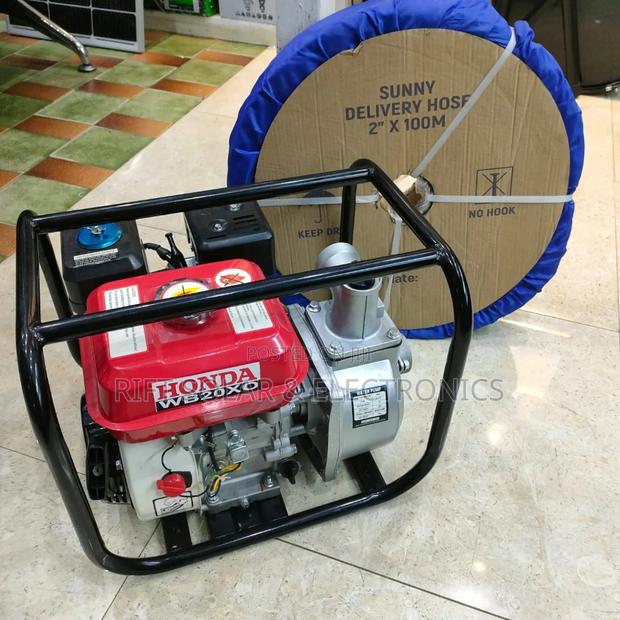 2" Honda Petrol Engine Water Pump 7.5hp 100 Meters Delivery Pipe 2"