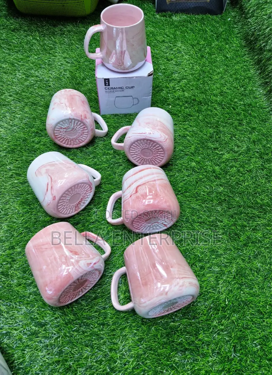 Available Pearl Marble Porcelain Tea/ Coffee Mugsavailable