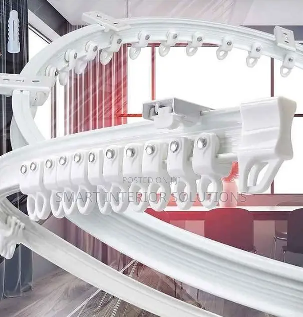 Smooth-Slide Bendable Curtain Rails