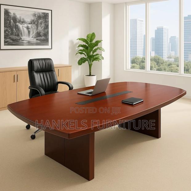 Premium 2400mm Boardroom Table for Executive Offices - main view