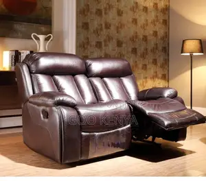 Home Sofa; Brown Recliner Cinema Sofa for Couples – Modern Design