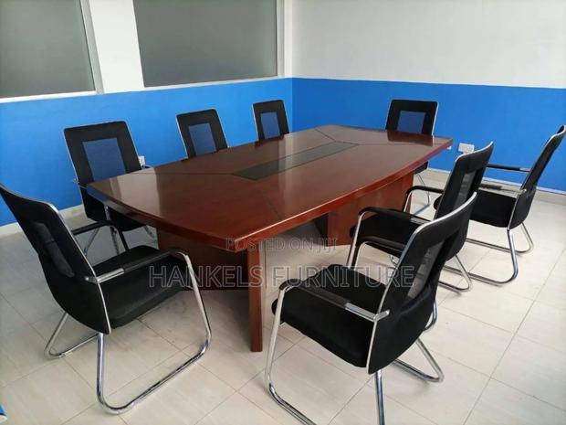 Elegant 2400mm Boardroom Table With Sturdy Finish - main view