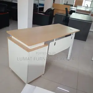 Premium 1.4m Desk With Side Drawers