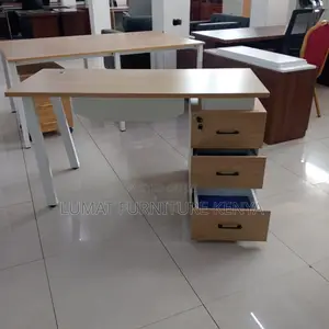 Premium 1.4m Desk With Side Drawers