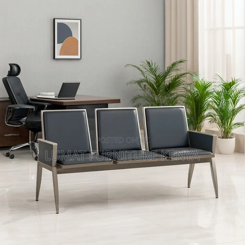 Reception 3-Seater Office Bench