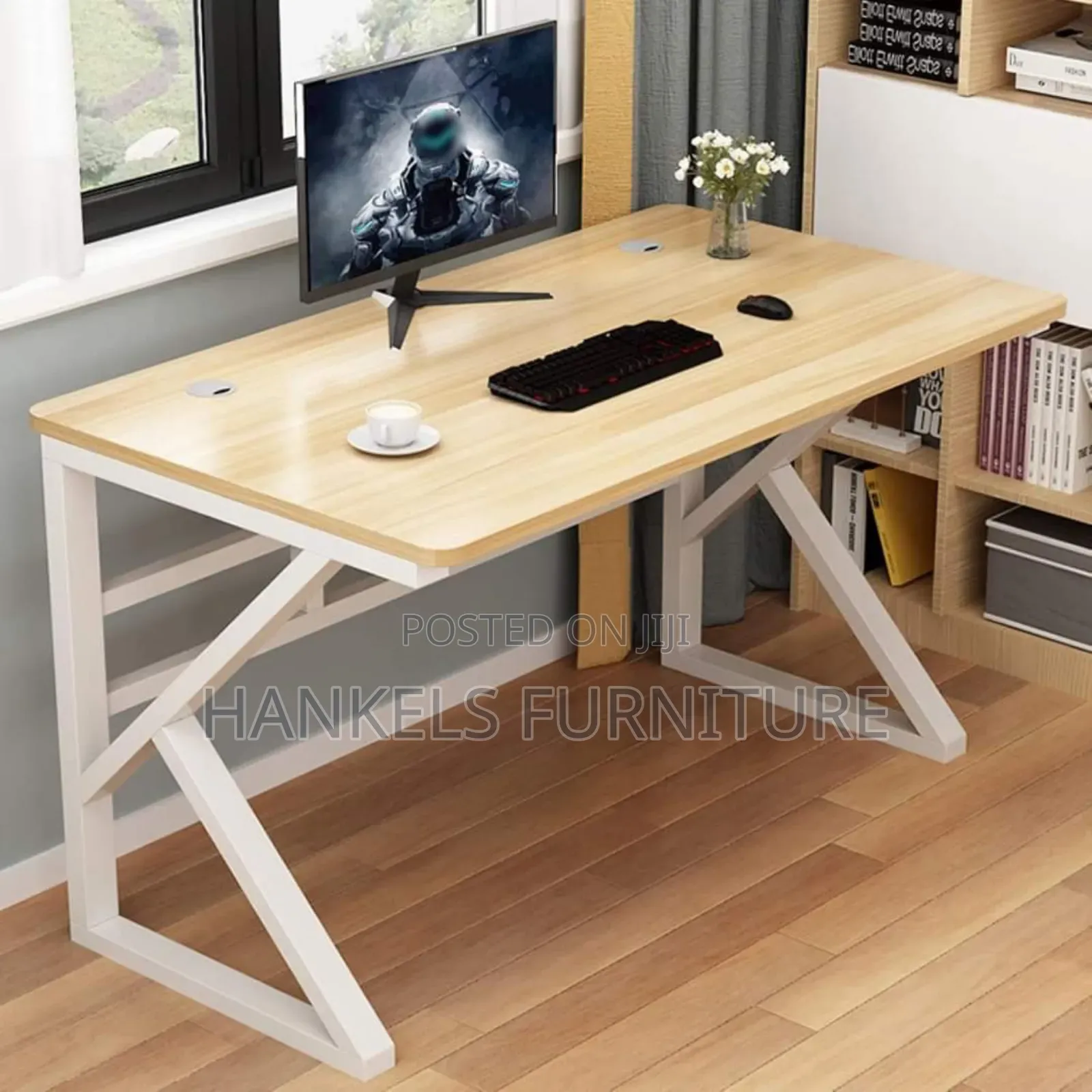 Robust Metallic Study Table for Work and Learning Spaces