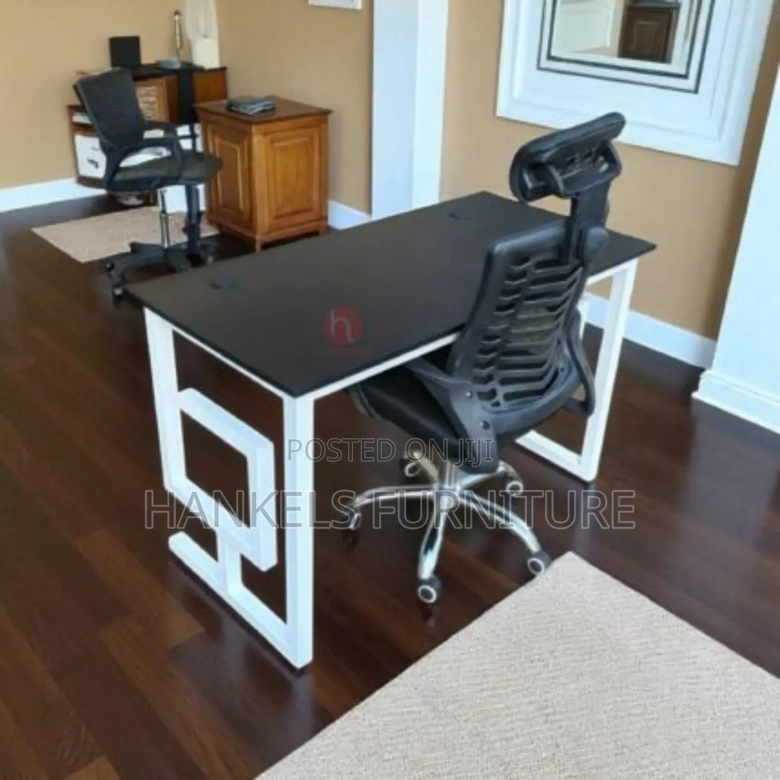 Functional Metallic Study Table With Modern Design