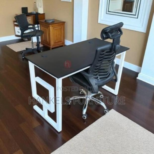 Functional Metallic Study Table With Modern Design