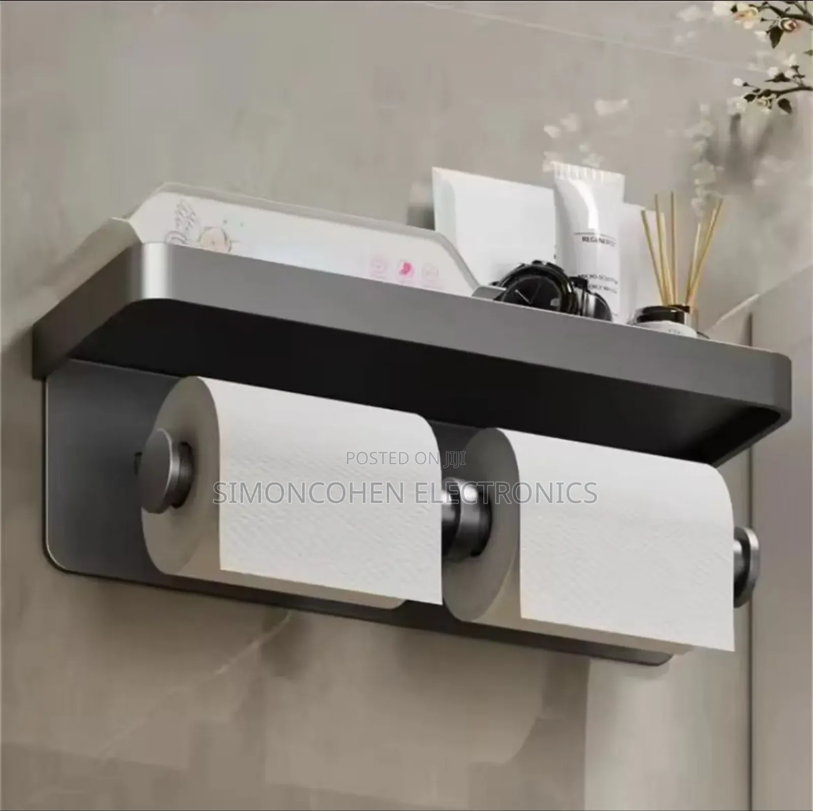 Double Roll Wall-mounted Tissue Holder
