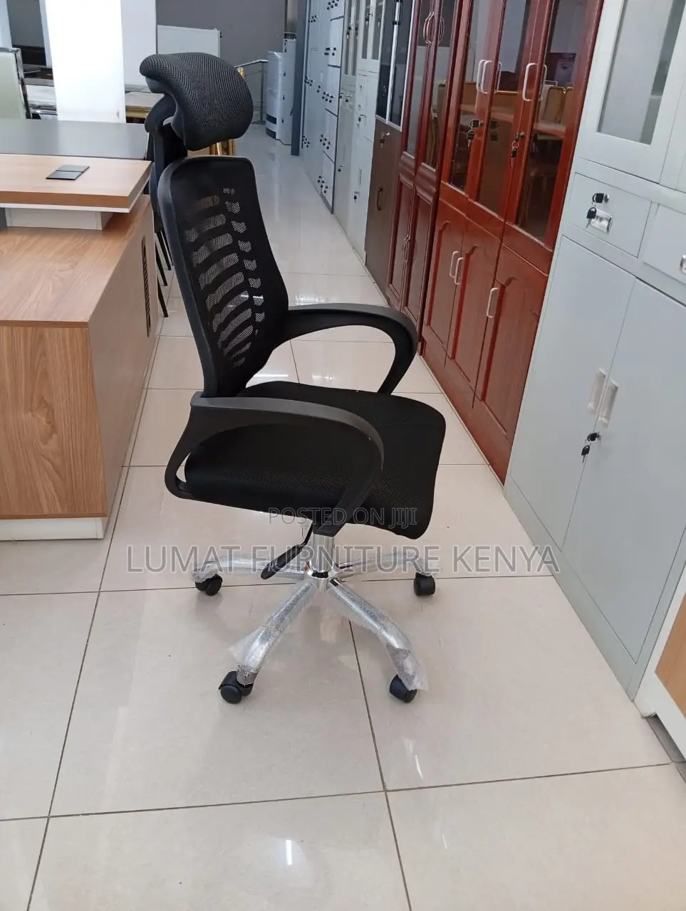 Headrest Office Chair – Secretarial