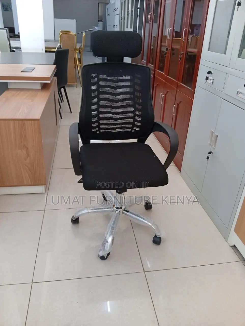 Headrest Office Chair – Secretarial