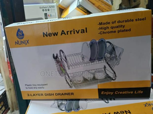 Nunix Stainless Steel 2 Tier Dish Rack