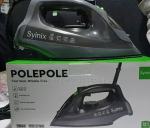 Iron Box. Syinix Steam Iron Box Non-Stick Soleplate Irsp-1005