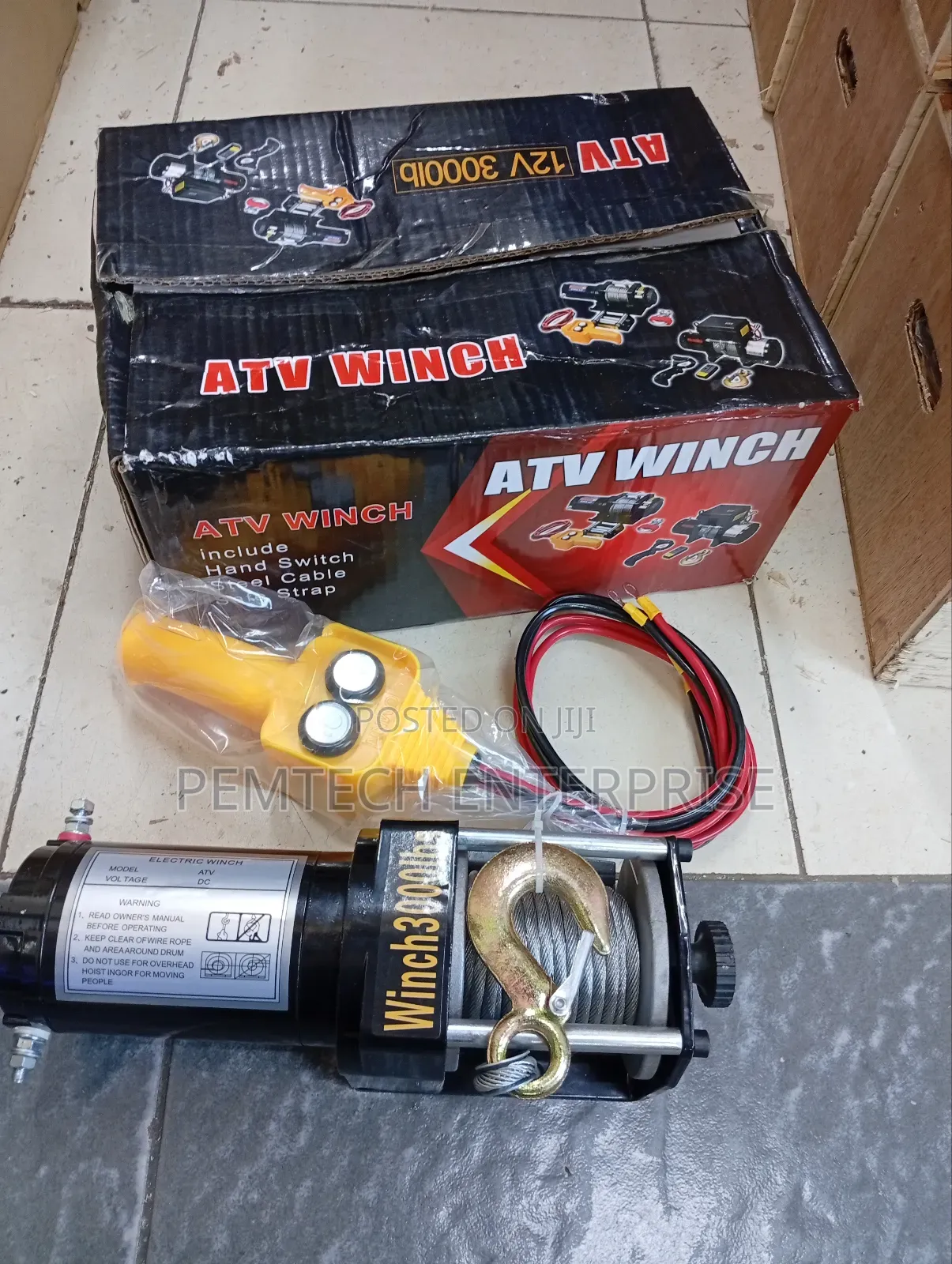 1350kgs 12v Electric Winch