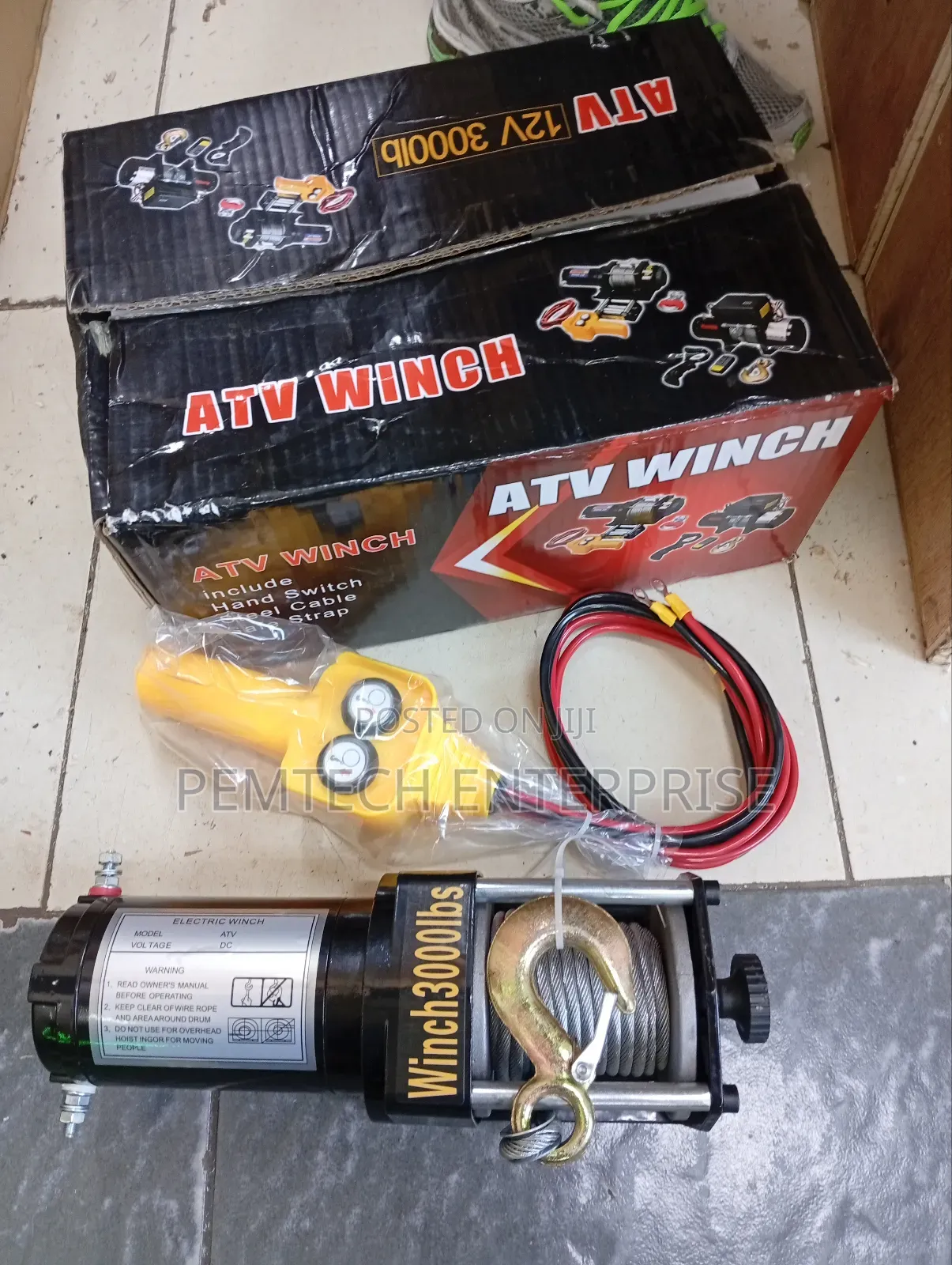 1350kgs 12v Electric Winch