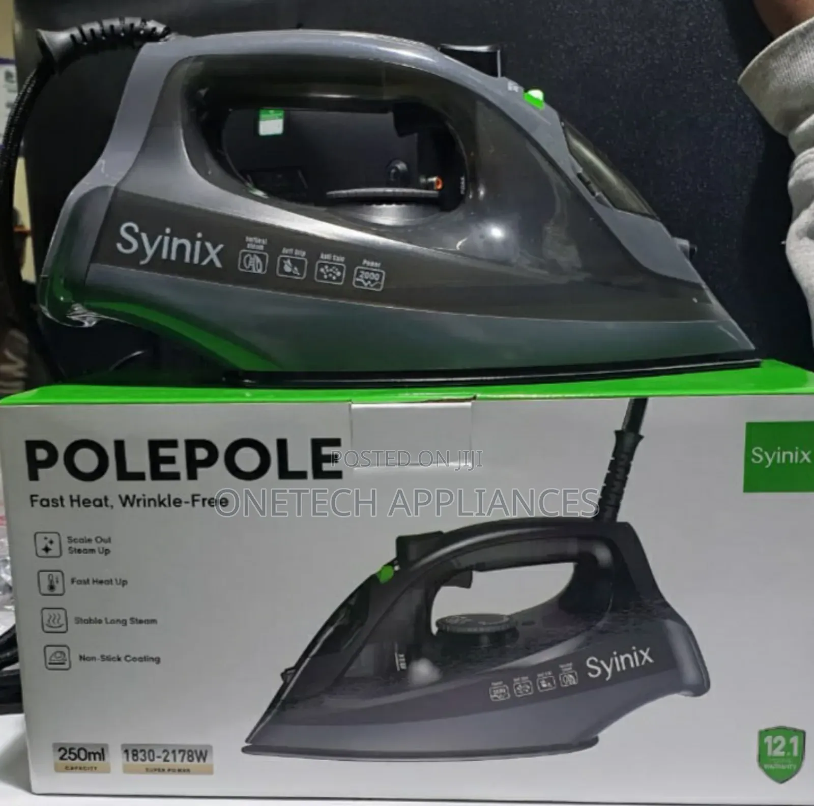 Syinix Polepole Steam Iron