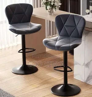Home Bar Stool; Modern Swivel Stool With Elevated Backrest for Hotel