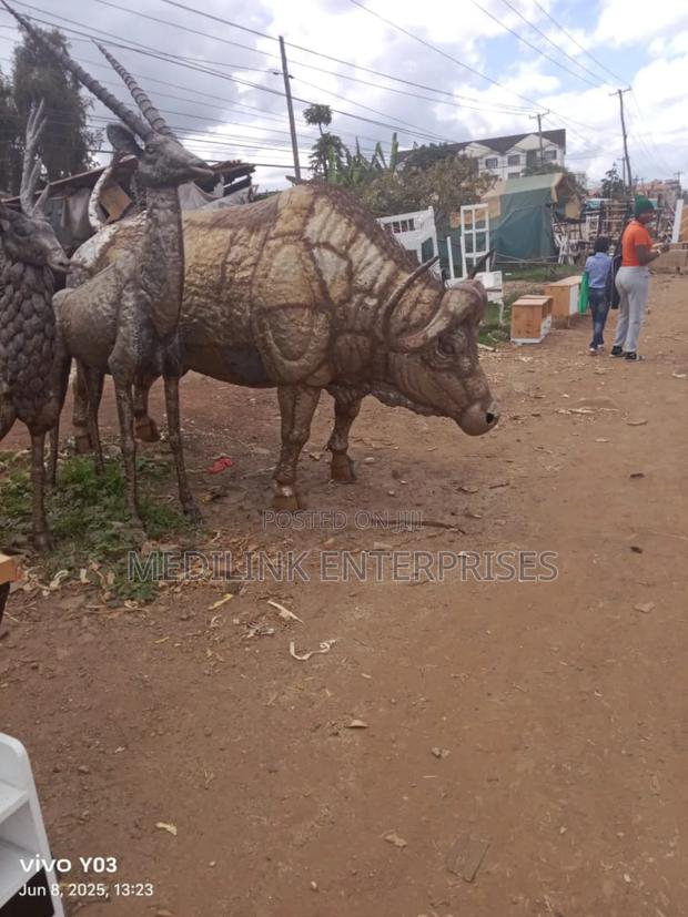 Buffalo Sculptures for Events and Hotels - main view