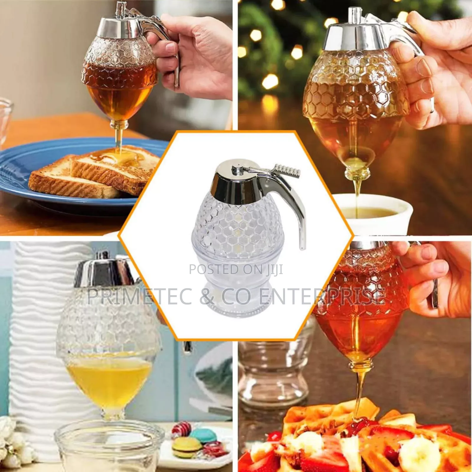 Acrylic Honey Dispenser