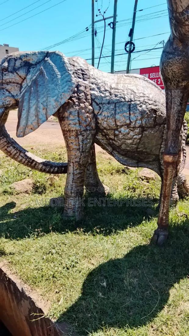 Elephant Metallic Sculptures for Hire and Sale