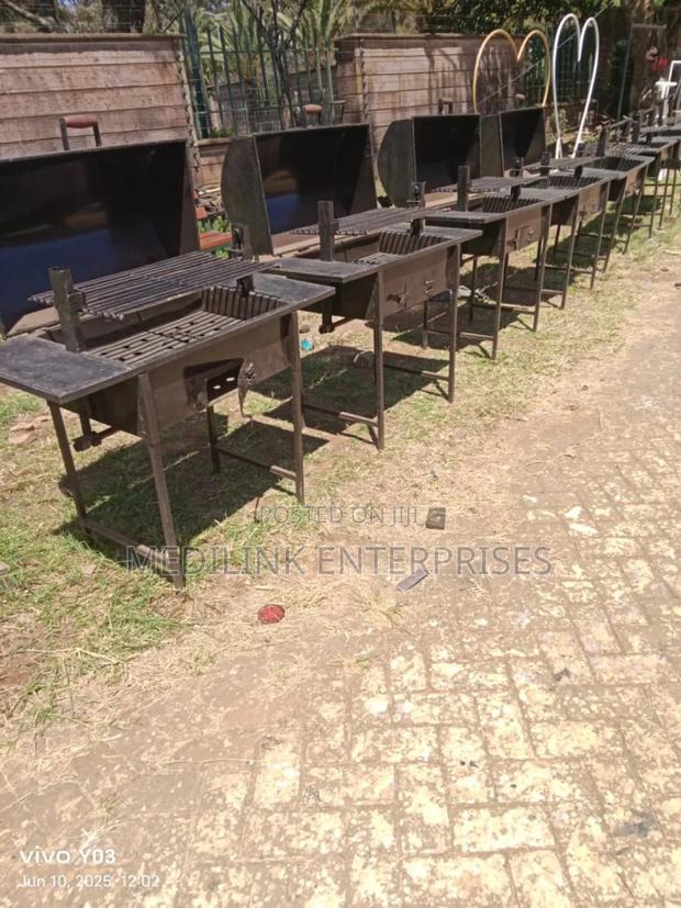 Metallic Home/Commercial Kitchen Barbecue Grills