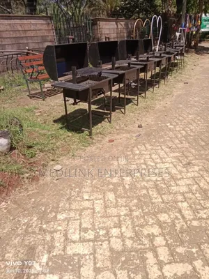 Metallic Home/Commercial Kitchen Barbecue Grills