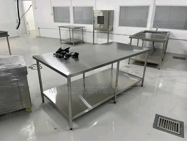 Stainless Customized Working Tables2.5*5ft - thumbnail 3