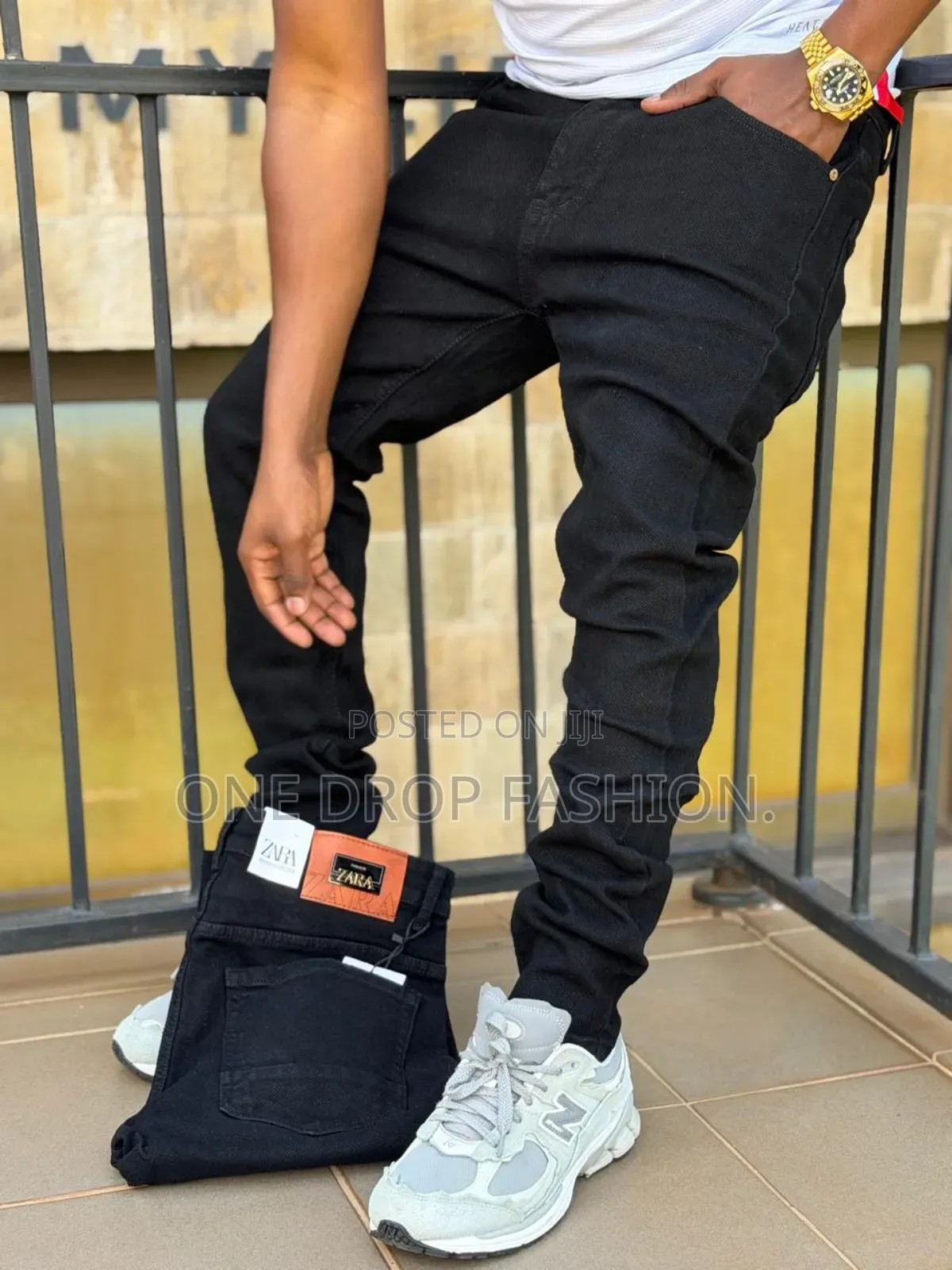 Black Men Quality Jeans Sizes 30-38