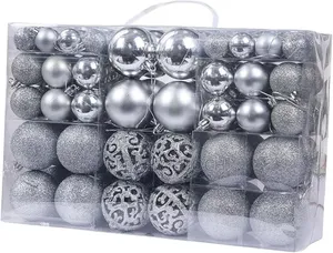 100 PCS Christmas Tree Decor Balls Set