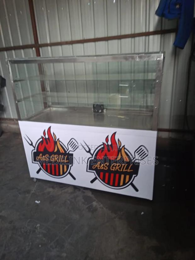 Stainless Steel Commercial Kitchen Chiller Cake Display