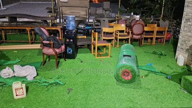 Artificial Green Grass Carpets for Lounge - main view