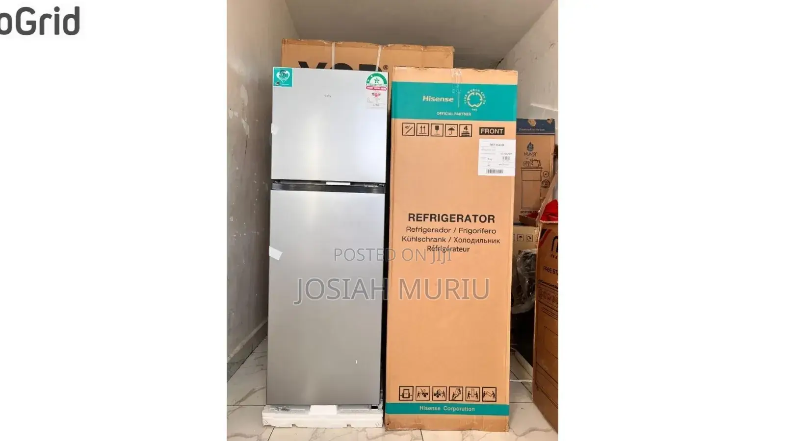 Hisense Fridge 154 Litres Double Door Refrigerator