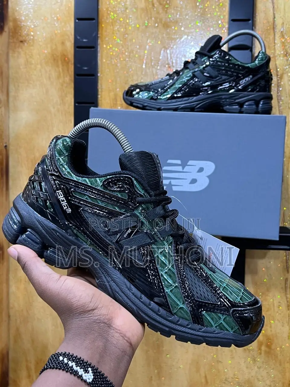 Crocodile-Patterned Leather New Balance 1906r 99ginger