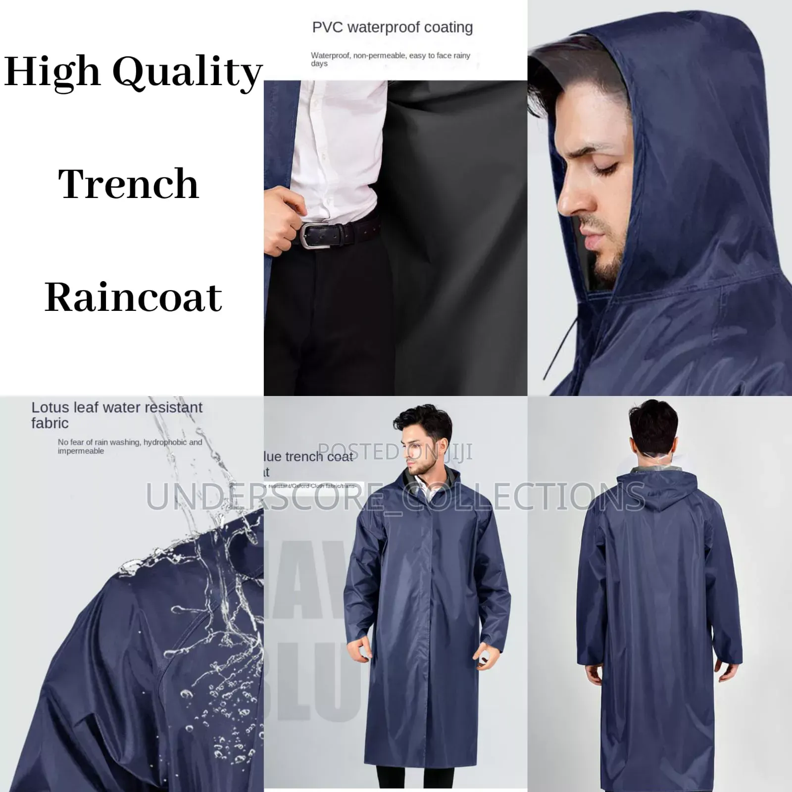 High Quality Trench Raincoat*