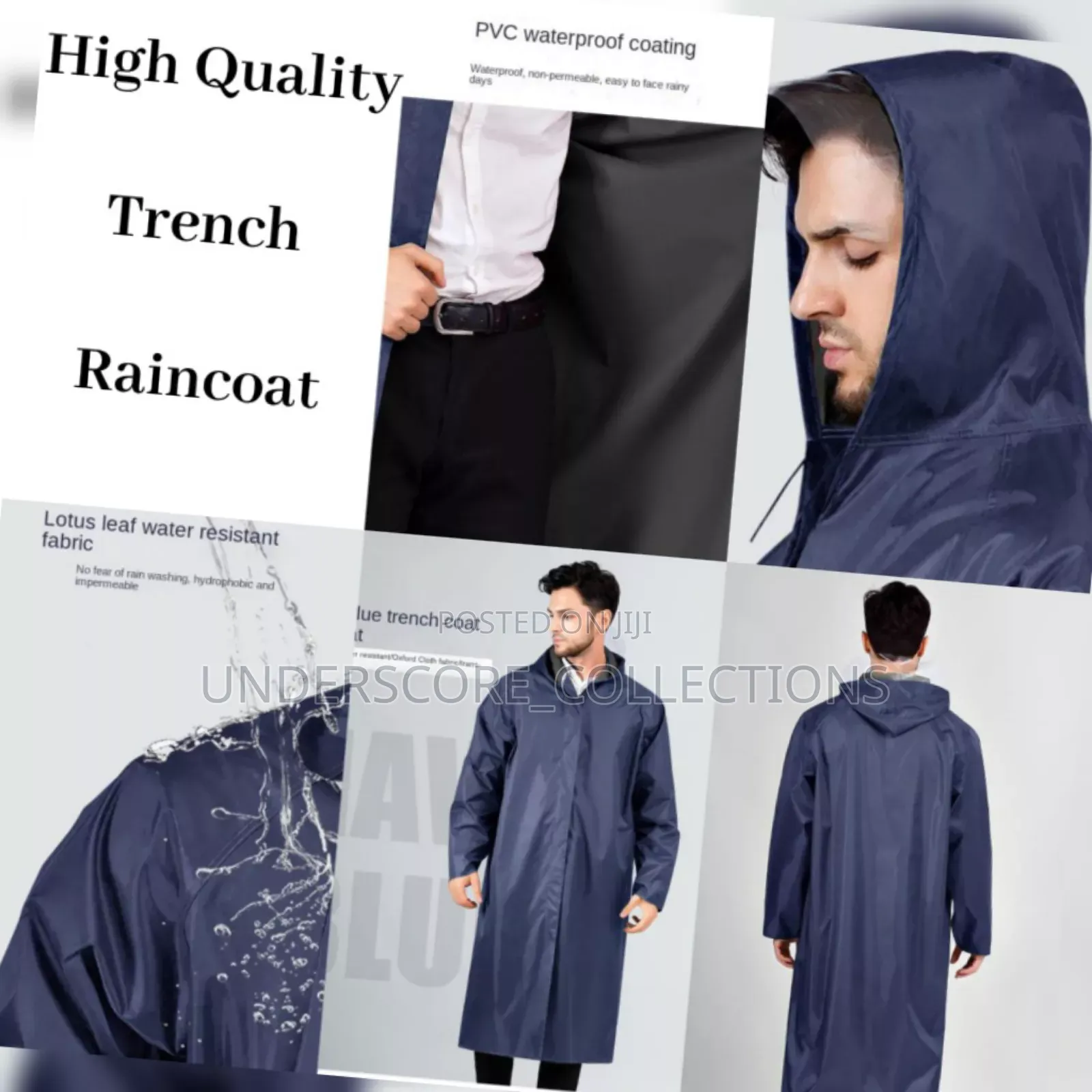 High Quality Trench Raincoat*