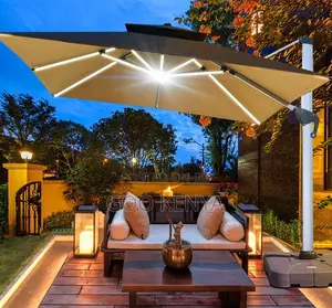 Home Umbrella;Contemporary Garden Umbrella With Large Double Canopy
