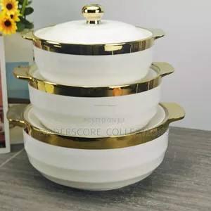 High Quality 3in1 Ceramic Soup Pots