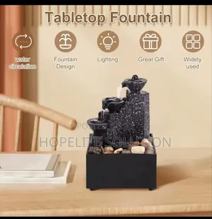 Tabletop Water Fountain Ornament Decoration