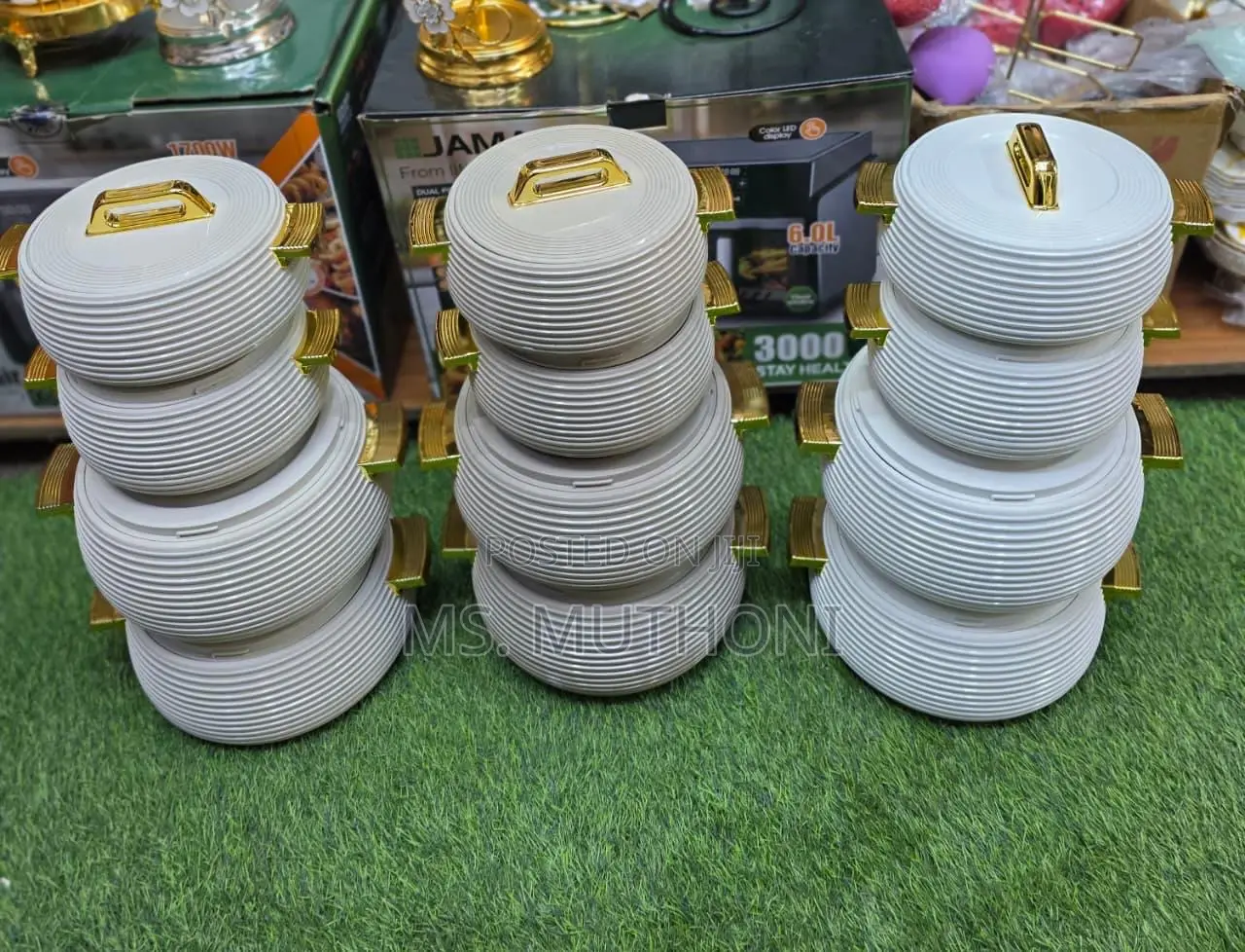 Luxury Insulated 4 PCS Hot Pots Set
